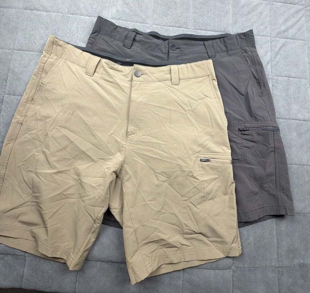ZeroXposur Travel Series Men's Stretch Cargo Shorts lot  size 36